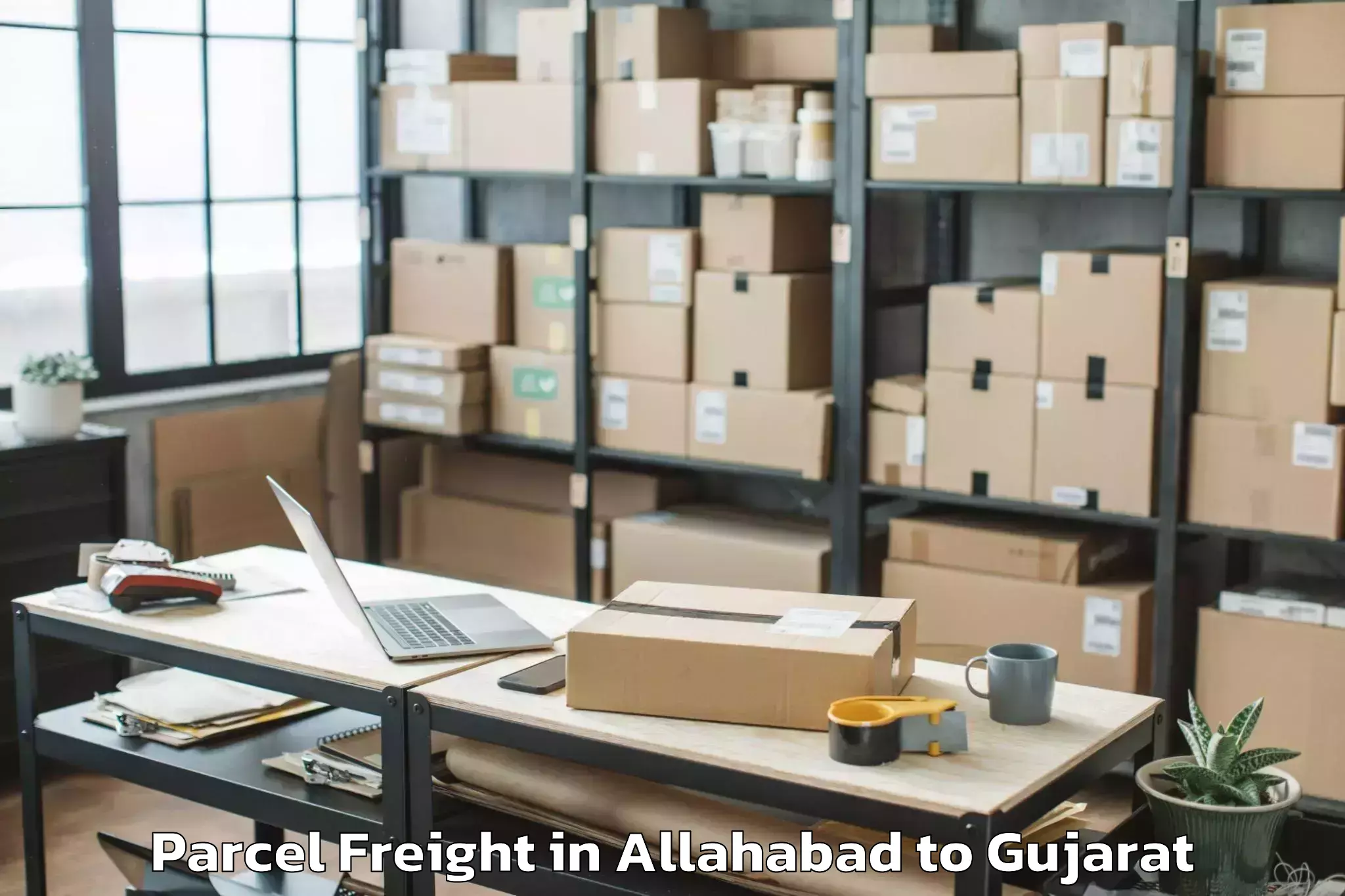 Quality Allahabad to Kamrej Parcel Freight